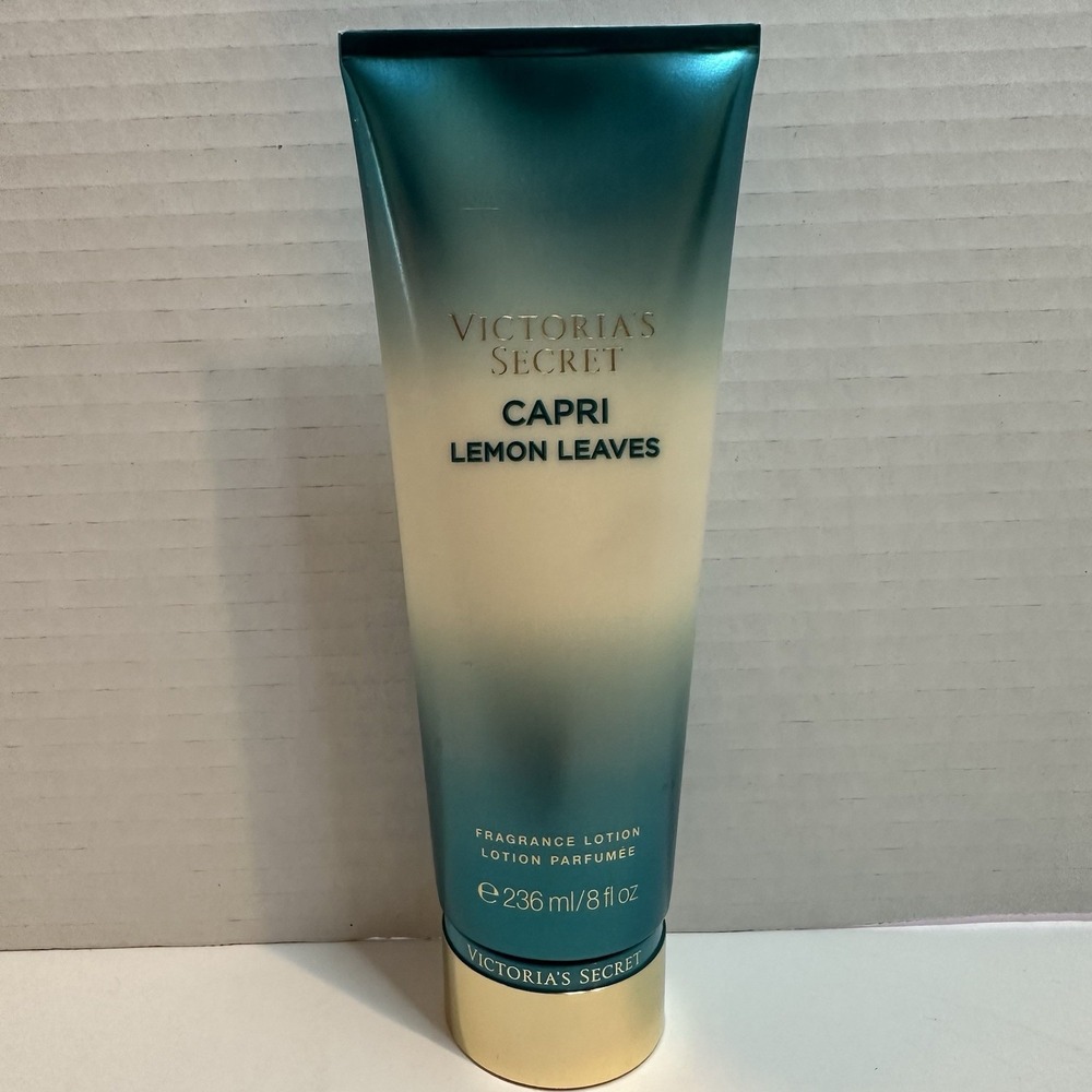 VICTORIA'S SECRET CAPRI LEMON LEAVES FRAGRANCE BODY LOTION CREAM 8 oz New